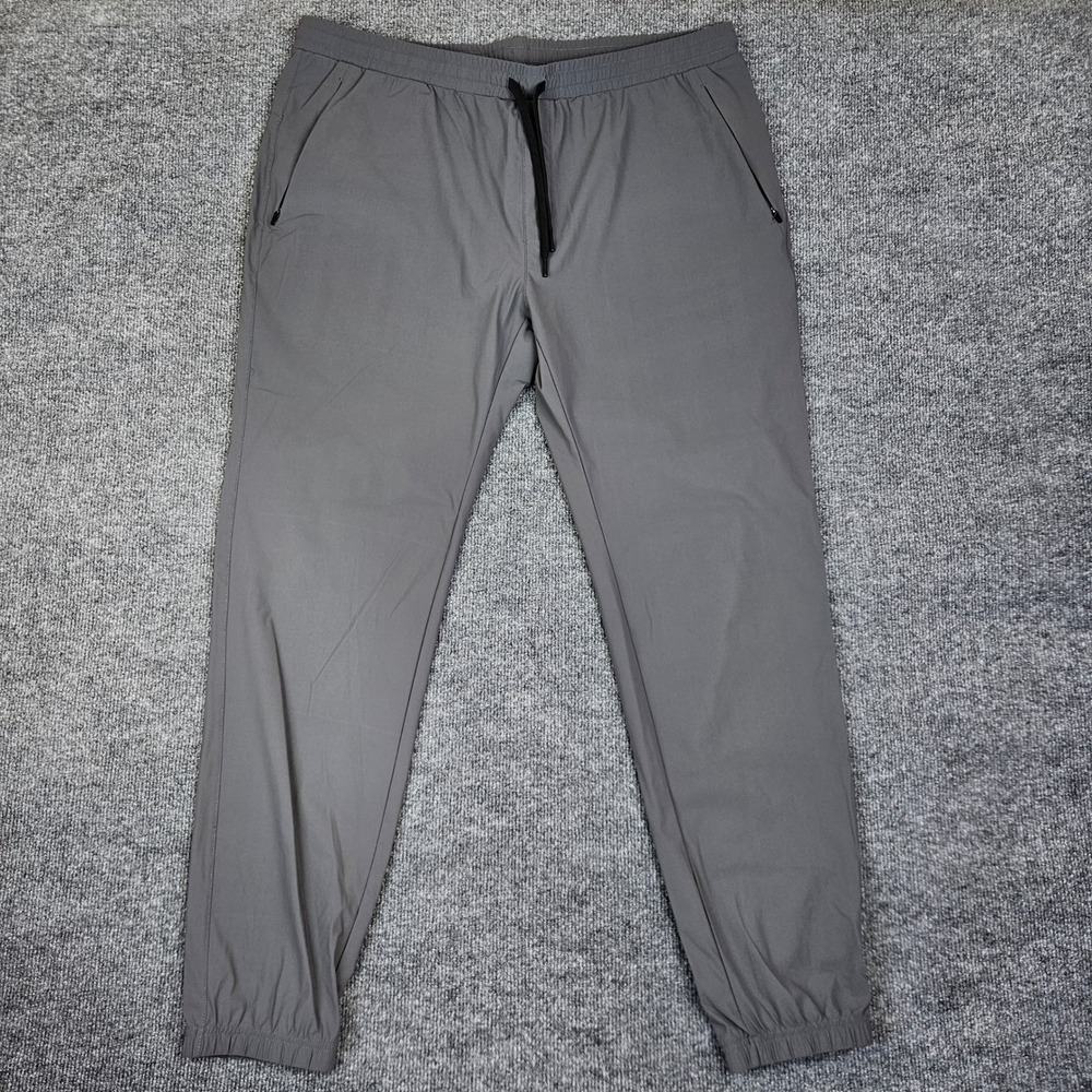 UNRL In-Flex Jogger III Pants Men 2XL Gray Graphite Stretch Performance Athletic